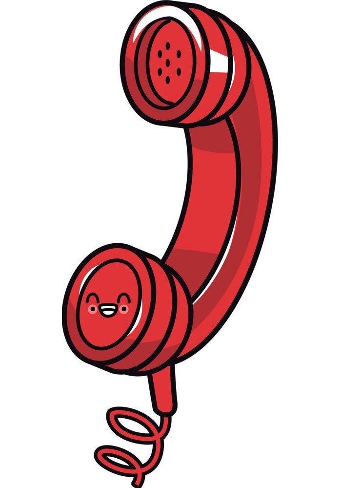 old-telephone-isolated-kawaii-cute-cartoon-vector-18456030 - AID
